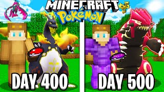 I Survived 500 Days in Minecraft Pokemon [upl. by Addy]