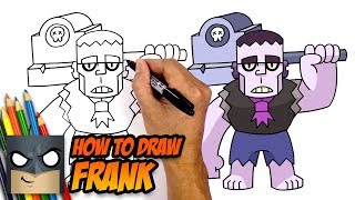 How to Draw Brawl Stars  Frank  StepbyStep [upl. by Mayeda]