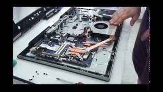 How to disassemble the Lenovo IdeaCentre C540 replacing memory CPU and hard drive  SURPANcz [upl. by Leimaj]