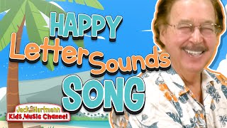 The Happy Letter Sounds Song  Jack Hartmann [upl. by Nogaem]