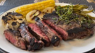 Cooking Bison Steak on the Cast Iron Master Technique [upl. by Okkin345]