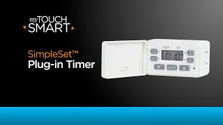 58115 myTouchSmart SimpleSet Plugin Timer  Operation [upl. by Tonye]