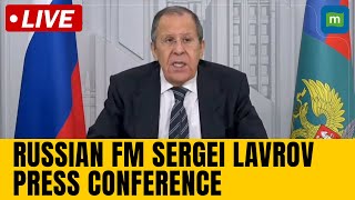 LIVE Russias Lavrov holds online press conference with foreign journalists  Moscow  N18G [upl. by Hutner]