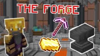 How to use the FORGE Dwarven Mines Hypixel Skyblock [upl. by Ioj]