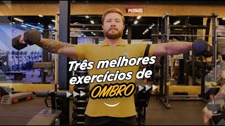 Treino de ombro 3 melhores exercícios para seu treino 💪 [upl. by Ahsinot446]