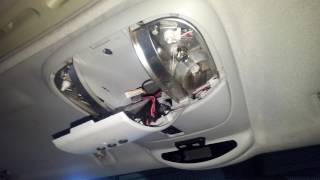 MERCEDES MLCalss W163 How to Remove Replace Overhead Console [upl. by Atekin]