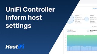 UniFi  Controller HostnameIP and Override inform host settings [upl. by Kahler]