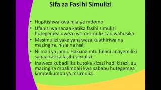 Form3 Kiswahili lesson5 Uainishaji wa Fasihi Simulizi [upl. by Anileva]