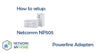 How to setup Netcomm NP505  Network My Home [upl. by Tezil373]