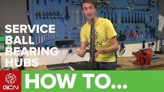 How To Service Shimano Ball Bearing Hubs  Service A Shimano Hub [upl. by Sumetra842]