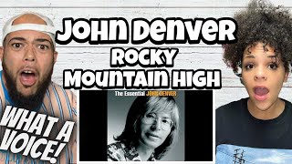 WE’RE SPEECHLESS FIRST TIME HEARING John Denver  Rocky Mountain High REACTION [upl. by Flight]