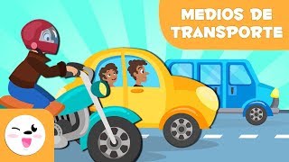 Medios de transporte de tierra para niños  Aprende palabras nuevas [upl. by Dworman]