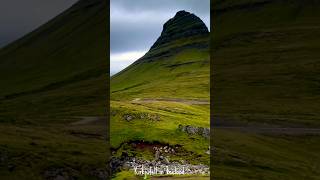 Kirkjufell Iceland Travel nature iceland waterfall [upl. by Rehpotsirahc]