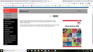 Red Cross Online Training Tutorial [upl. by Oletta460]