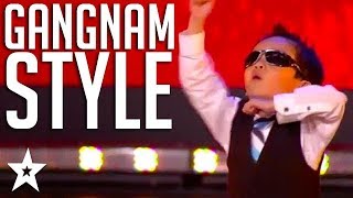 4 Year Old Kid Tristan Dances Gangnam Style on Belgiums Got Talent  Got Talent Global [upl. by Libb]