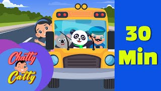 Wheels on the Bus 30 Minutes Nursery Rhymes amp Kids Songs  Popular Rhymes [upl. by Innoc]