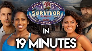 SURVIVOR 40 WINNERS AT WAR in 19 Minutes [upl. by Gwenneth34]