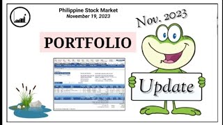 PSE Port November 2023 w Charting Trading Journey in Philippine Stock Market [upl. by Kalbli291]