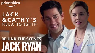 Exclusive BTS Jack and Cathys Relationship status  Tom Clancys Jack Ryan  Prime Video [upl. by Aicilic475]