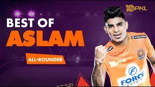 Top 5 Raids of Aslam Inamdar from PKL Season 10 Puneri Paltan  Pro Kabaddi League [upl. by Lexi]