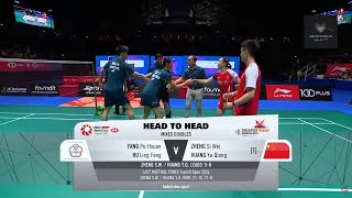 Epic Final Showdown Zheng Si WeiHuang Ya Qiong vs Yang PoHsuanHu Ling Fang  Singapore Open 2024 [upl. by Hiasi748]