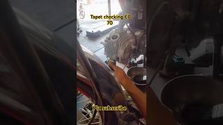 Tapet checking CD 70 youtubeshorts viralvideo repair honda cd70 [upl. by Arrat11]