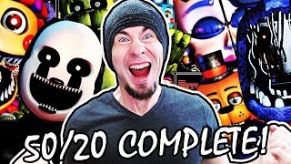 5020 MODE COMPLETE  FNAF ULTIMATE CUSTOM NIGHT  Everything FINISHED [upl. by Yvel]