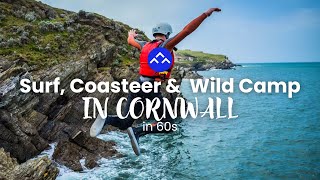 Surf Coasteer amp Luxury Wild Camp in Cornwall [upl. by Naes]