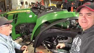 Deflect that Mud Deere 2032R2038R Tractor Fender Extensions [upl. by Pitzer]