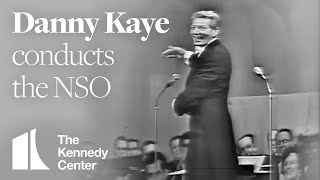 Danny Kaye hilariously conducts the National Symphony Orchestra 1962  The Kennedy Center [upl. by Ocsisnarf]