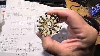 National company HRO 500 HF oscillator band switch replacement considerations back side LC grounding [upl. by Sellig]