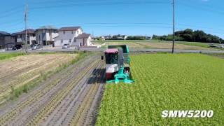 タカキタ／SMW5200（汎用型微細断飼料収穫機 ワゴンタイプ） [upl. by Nnaharas]