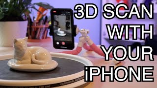 Scandy Pro 3D iOS iPhone Scanning App Tutorial  3D Scan to 3D Print Scantober [upl. by Elvie143]