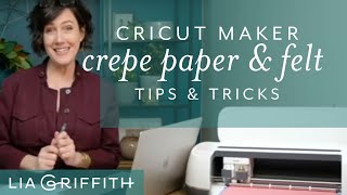 Mastering Cricut Maker Crepe Paper amp Felt Tips amp Tricks for Stunning Crafts [upl. by Siduhey523]