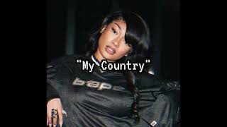 Megan Thee Stallion  My Country Bigfou Remix [upl. by Richela]