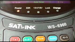 Apontamento fácil com SatLink WS6960 [upl. by Ecirtaed]