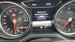 How To Change Miles To Kilometres On A Mercedes Benz A Class 20122018  Change KM to Miles [upl. by Lopez215]