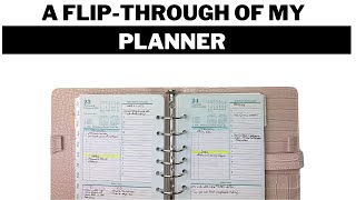 A Flipthrough of My Planner [upl. by Rap]