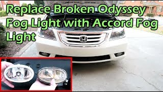 How To Replace Honda Odyssey Fog Light [upl. by Sirehc]