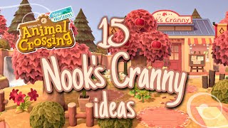 15 Ideas for Your Nook’s Cranny — Shopping District  Animal Crossing New Horizons [upl. by Adnamor60]