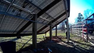 BUILDING A 10000 WATT SOLAR FARM  Part 2 [upl. by Tonye640]