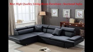 Top 5 Best High Quality Living Room Furniture  Sectional Sofas [upl. by Nelluc]