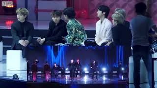 BTS Reaction to SEVENTEEN Performance 2020 GDA 4k [upl. by Nylssej146]