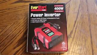 Unboxing and Review of 400W EverStart Plus Power Inverter From Walmart [upl. by Aggappera443]