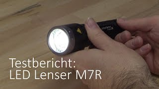 LED Lenser M7R im Taschenlampen Test [upl. by Eojyllib]