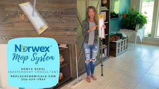 How to Use the Norwex Mop System 😍 NEW Mop Option [upl. by Eimarrej]