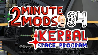 RasterPropMonitor  2 Minute Mods  Kerbal Space Program 34 [upl. by Asik325]