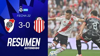 River Plate 3 vs 0 Barracas Central  TorneoBetano  Resumen Extendido  Fecha 22 [upl. by Anilocin]