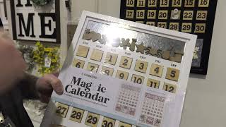 Foundations Decor  The Magic Magnetic Calendar For Your Home [upl. by Llibyc]