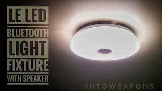 LED Music Ceiling Light Installation amp Review [upl. by Eads]